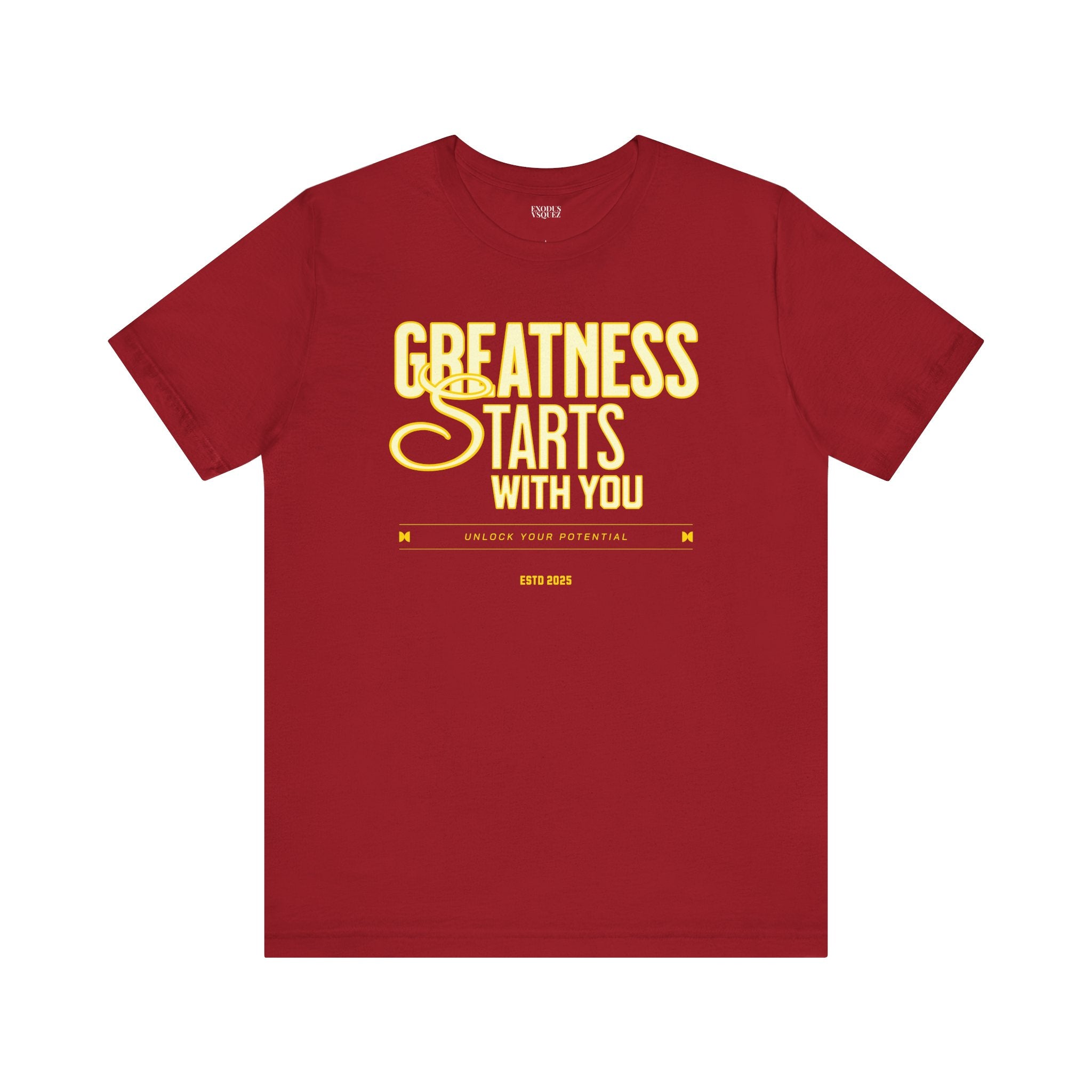 Cotton Greatness Starts Jersey