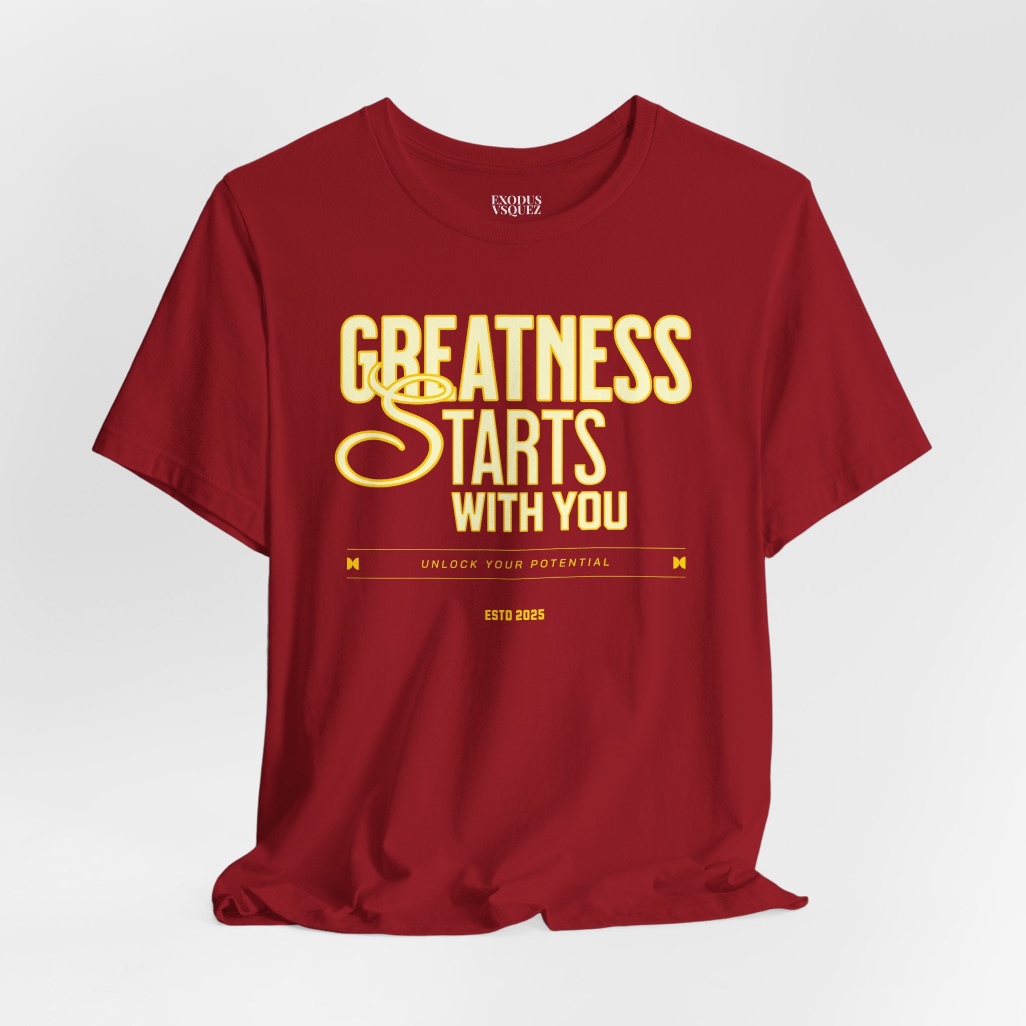 Cotton Greatness Starts Jersey